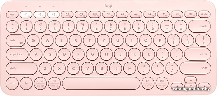 Клавиатура Wireless Logitech K380 (920-010569) Multi-Device Keyboard Rose, Bluetooth