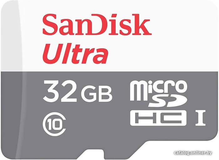 Micro SD 32 Gb SanDisk microSDHC Class 10 Ultra UHS-I SDSQUNR-032G-GN3MN