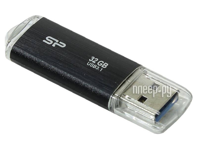 32 Gb USB3.0 Silicon Power Blaze B02 (SP032GBUF3B02V1K), Black