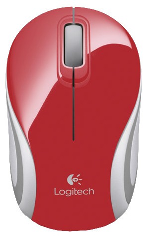 Mouse Wireless Logitech M187 (910-002732) Red New, USB, RTL