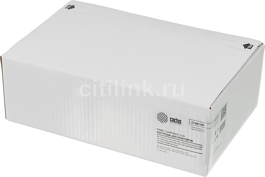 Картридж Cactus CS-Q2612AD  для HP  LJ  1010/2/5/8 1020/22  3015/20/30/50/52/55