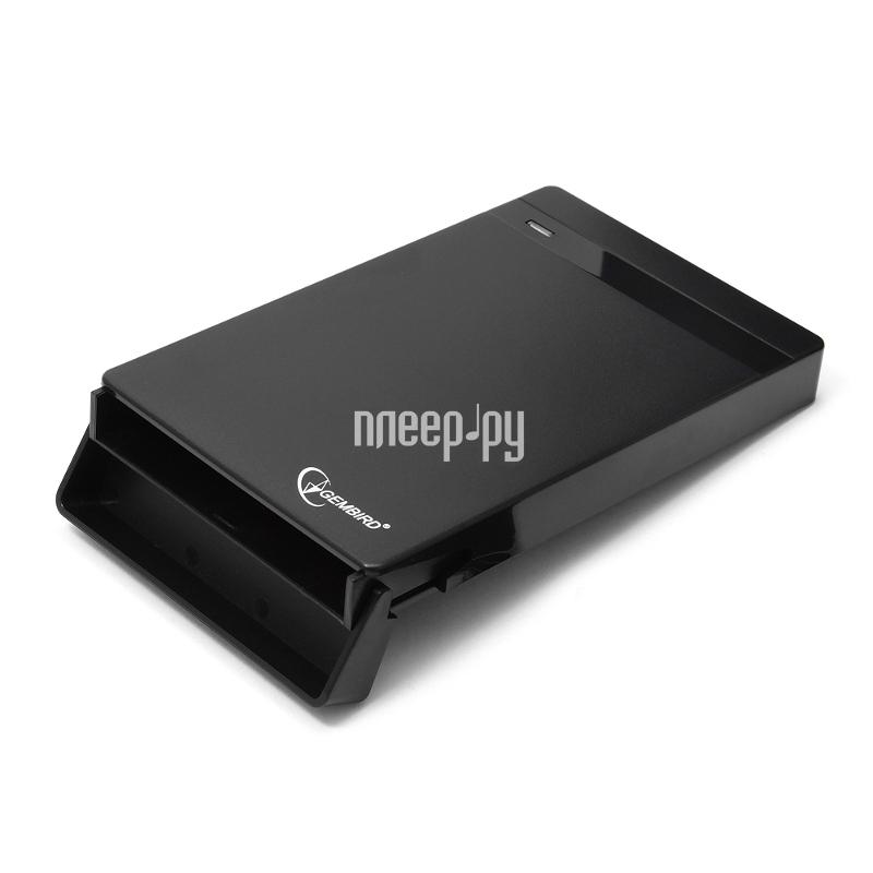 External case for HDD 2,5" Gembird EE2-U2S-44P Black (2.5", SATA, USB2.0) RTL