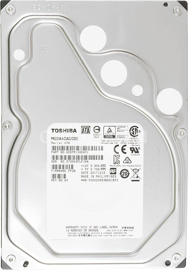 HDD 3.5" SATA-III Toshiba 2TB MG04ACA200E 7200RPM 128Mb 6Gb/s