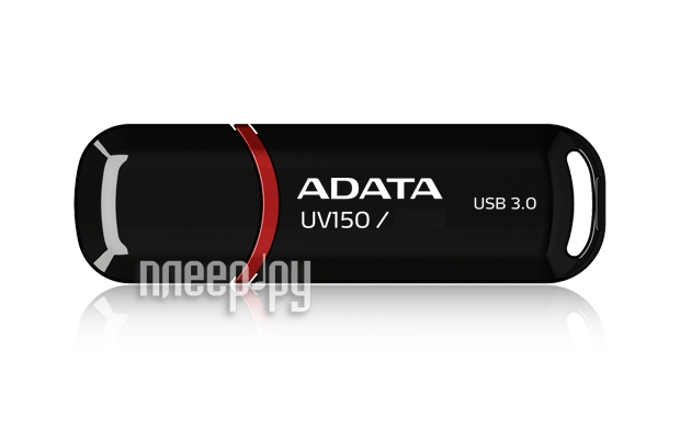 64 Gb USB3.0 A-Data DashDrive UV150 (AUV150-64G-RBK) Black
