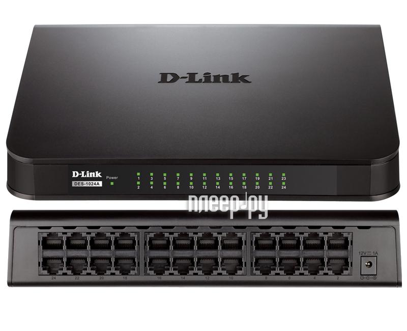 Switch D-Link DES-1024A 24-port 10/100Mbps RTL