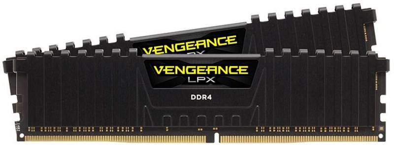 DDR4 32GB KITof2 PC-21300 2666MHz Corsair Vengeance LPX (CMK32GX4M2A2666C16) CL16 16-18-18-35 1.2V RTL