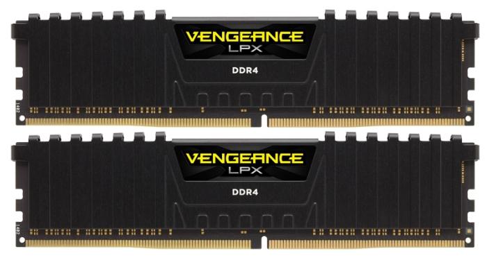 DDR4 32GB KITof2 PC-17000 2133MHz Corsair Vengeance LPX (CMK32GX4M2A2133C13) CL13 13-15-15-28 1.2V RTL