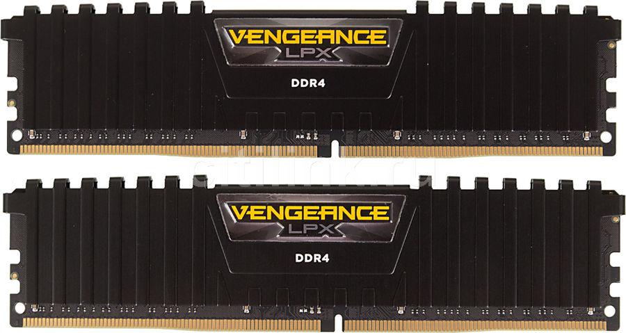 DDR4 16GB KITof2 PC-25600 3200MHz Corsair Vengeance LPX (CMK16GX4M2B3200C16) CL16 16-18-18-36 1.35V RTL