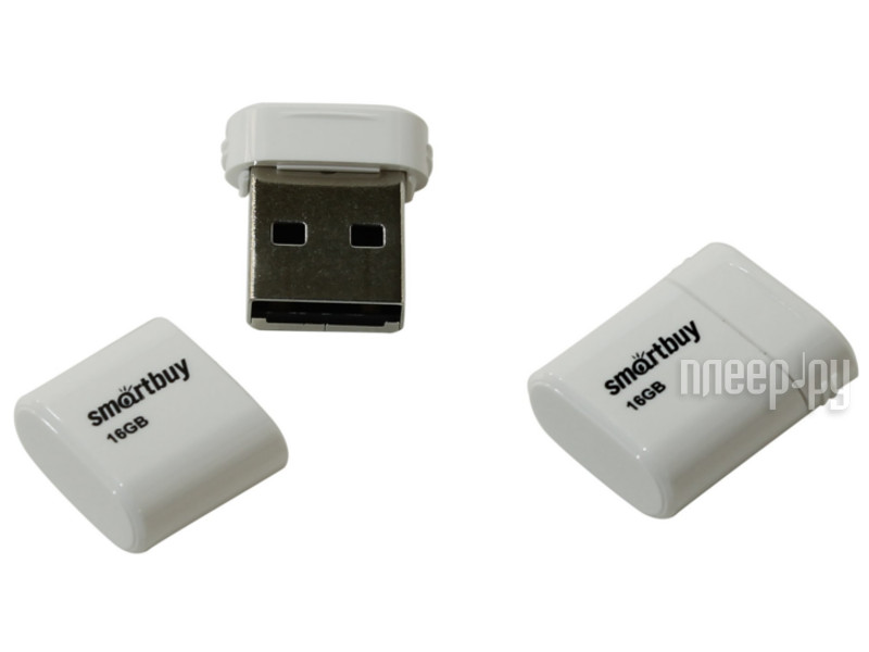 16 Gb SmartBuy Lara (SB16GBLARA-W), White, USB2.0