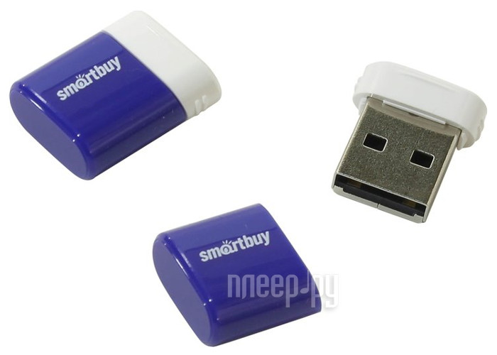 16 Gb SmartBuy Lara (SB16GBLARA-B), Blue, USB2.0