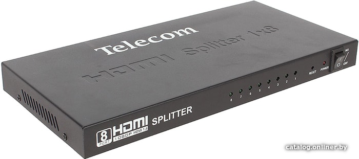 Разветвитель HDMI Telecom TTS5030 (V1.4, каскадируемый, HDMI 1-&gt8)