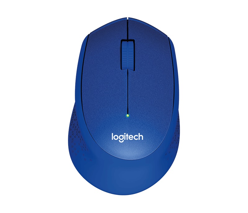Mouse Wireless Logitech M330 Silent Plus (910-004910) Blue, USB, RTL