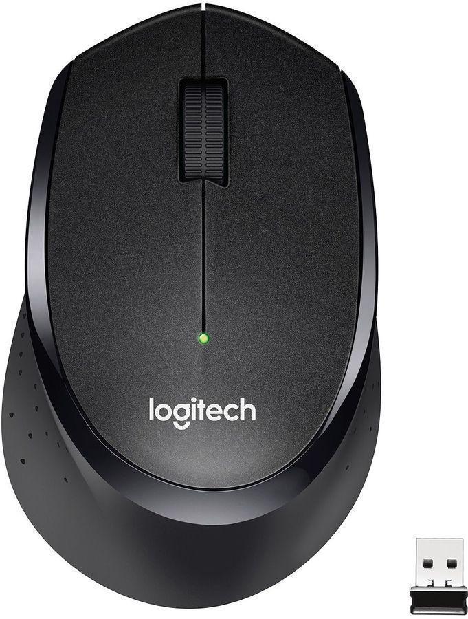 Mouse Wireless Logitech M330 Silent Plus (910-004909) Black, USB, RTL