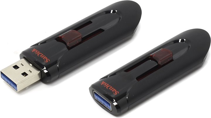 128 Gb USB3.0 SanDisk Cruzer Glide (SDCZ600-128G-G35), Black