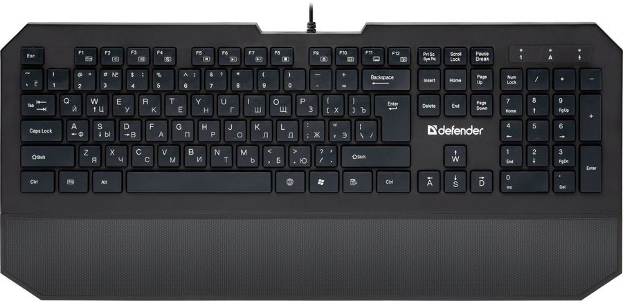 Клавиатура Defender Oscar SM-600 Pro Black USB 