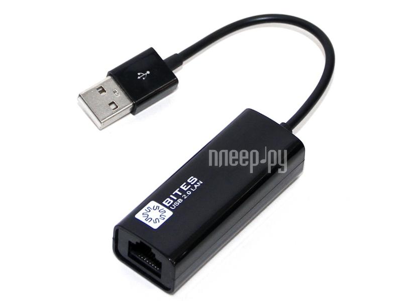 Кабель-адаптер 5bites (UA2-45-02BK) USB2.0 -&ampampgt; UTP  10/100Mbps