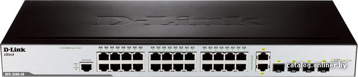 Switch D-Link DES-3200-28/C1A 8-port OEM