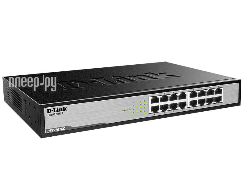 Switch D-Link DES-1016C 16-port RTL