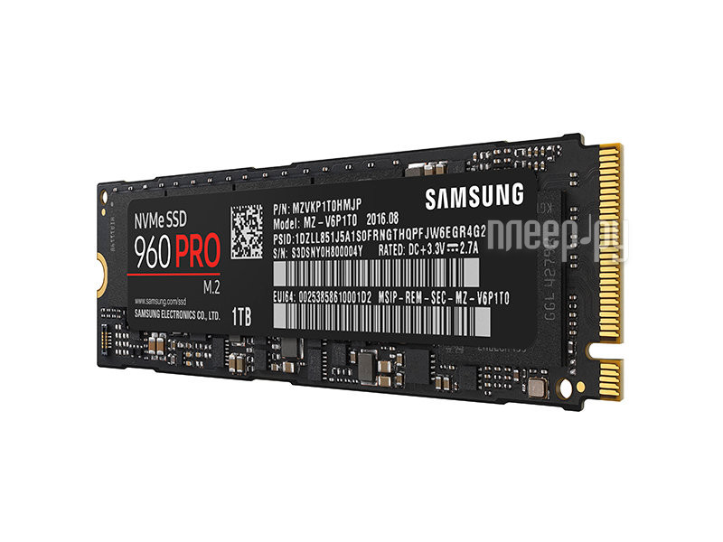 SSD M.2 Samsung 1Tb 960 PRO M.2 (MZ-V6P1T0BW) RTL