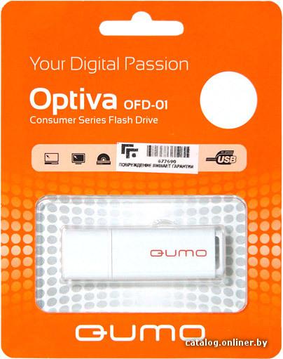 8 Gb QUMO Optiva 01 White USB2.0