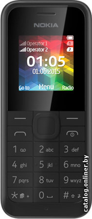 Мобильный телефон Nokia 105 (TA-1034) Dual Sim Black