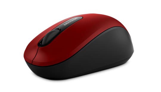 Mouse Wireless Microsoft Bluetooth Mobile 3600 (PN7-00014), Red-Black RTL