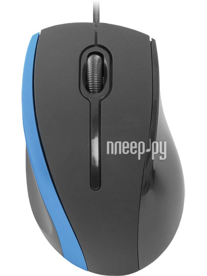 Mouse Defender #1 MM-340 Black-Blue USB RTL