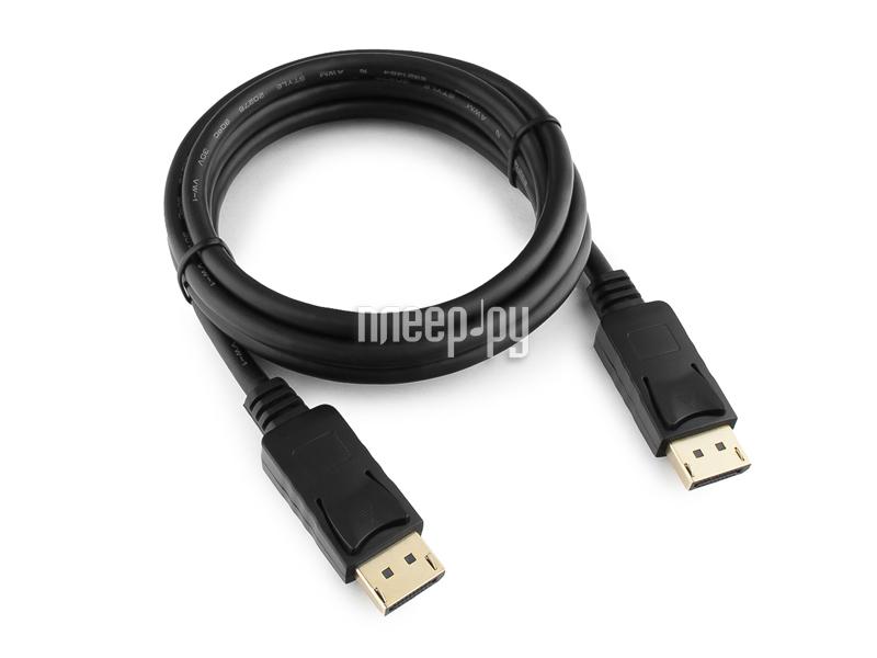 Кабель DisplayPort Gembird/Cablexpert CC-DP2-6, 1.8м, 20M/20M, черный, экран, пакет