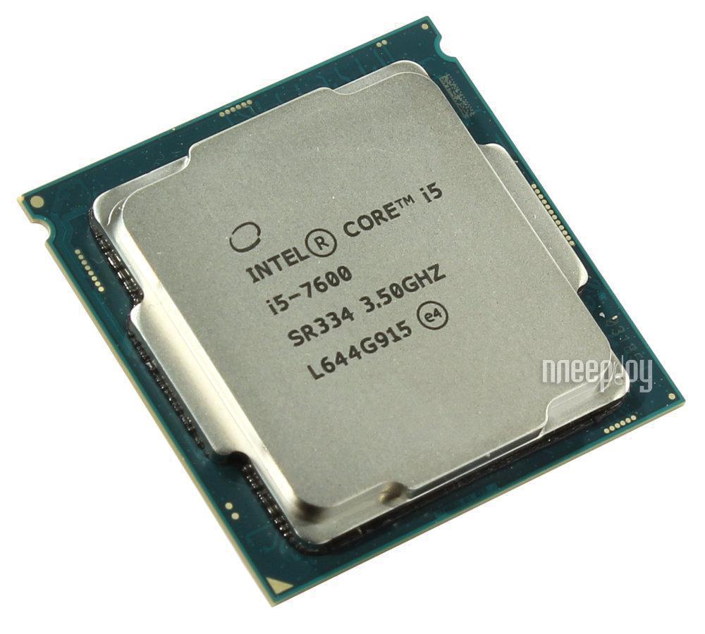 CPU Socket-1151 Intel Core i5-7600 (CM8067702868011) (3.5/4.1GHz, SVGA HD Graphics 630 1150MHz, 6Mb, 8000MHz bus, DDR3L-1600, DDR4-2400, 65W) OEM