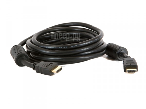 Кабель HDMI-HDMI 7.5 м 5bites (APC-014-075) HDMI 19M, HDMI 19M с ферритовыми кольцами