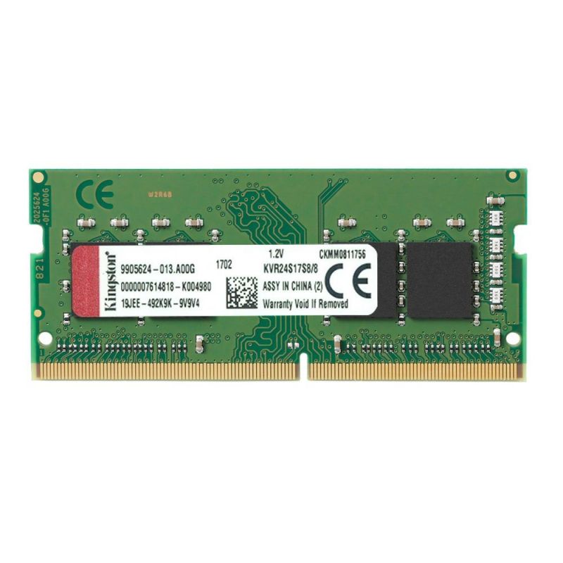 SO-DIMM DDR4 8GB PC-19200 2400Mhz Kingston ValueRam (KVR24S17S8/8) CL17 1.2V RTL