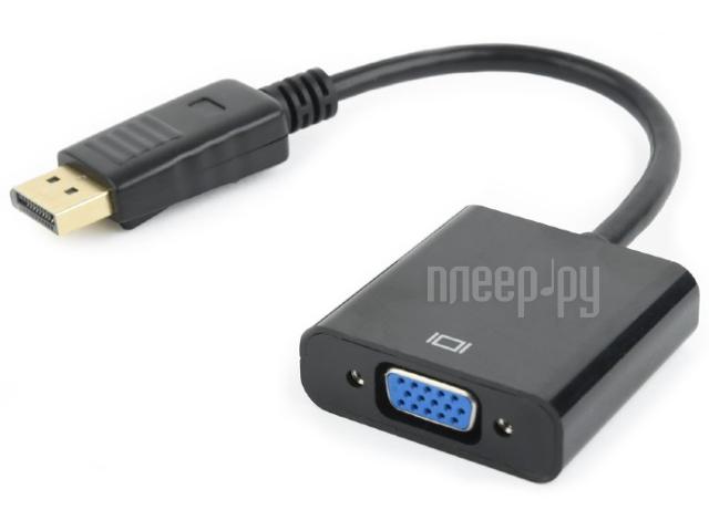 Переходник DisplayPort - VGA Cablexpert (A-DPM-VGAF-02) 20M/15F, кабель 15см, пакет