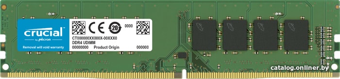 DDR4 16GB (1x16Gb) PC4-25600 3200MHz Crucial (CT16G4DFS832A) CL22 OEM