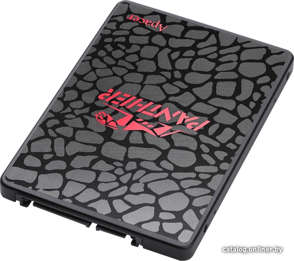 SSD 2.5" Apacer PANTHER AS350 1TB SATA 7mm R560/W540 Mb/s IOPS 80/93K MTBF 1,5M 3D TLC 600TBW (AP1TBAS350-1) RTL