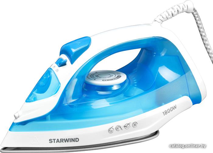 Электроутюг Starwind SIR2045 голубой/ белый