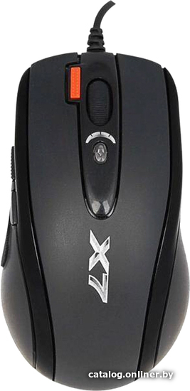 Mouse+pad A4 Tech X-7120 черный X-710BK+X7-200MP