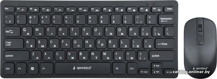 Клавиатура + мышь Gembird KBS-9100 Black
