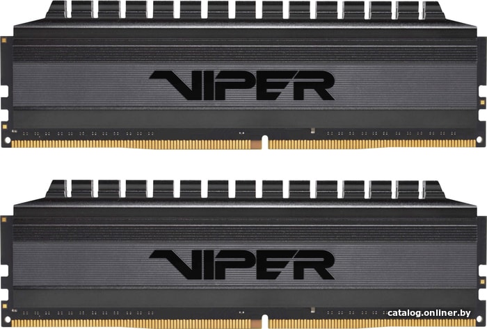 DDR4 32GB KITof2 (2x16GB) PC4-28800 3600MHz Patriot Viper 4 Blackout (PVB432G360C8K)