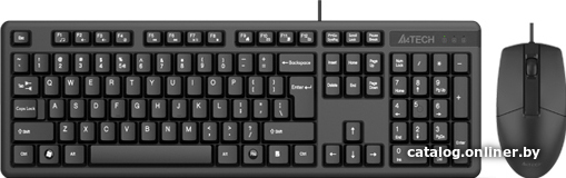 Клавиатура + мышь A4Tech KK-3330S USB Black