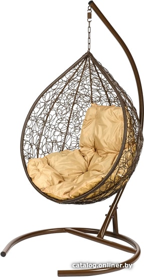 Кресло подвесное BiGarden Tropica Brown (бежевая подушка)