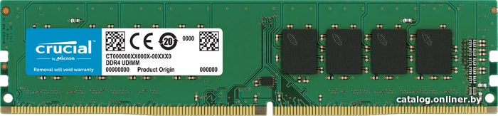 DDR4 32GB (1x32Gb) PC-25600 3200MHz Crucial (CT32G4DFD832A) CL22