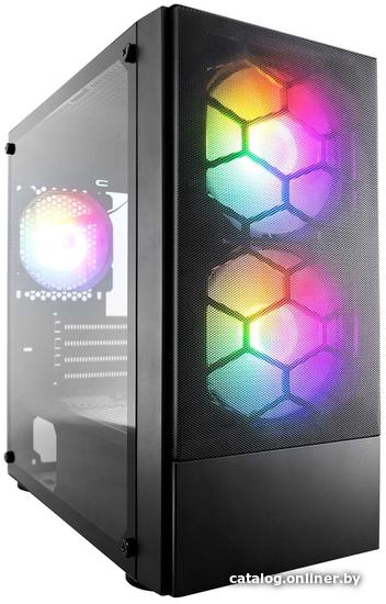 Корпус mATX Без БП 1STPLAYER FIREBASE X4-M Black (X4-M-BK-2F1P-1F1)