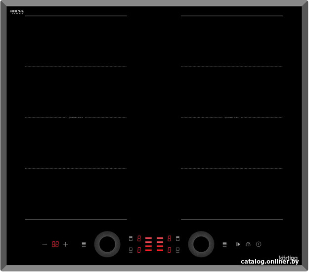 Варочная поверхность Korting HIB 68700 B Quadro