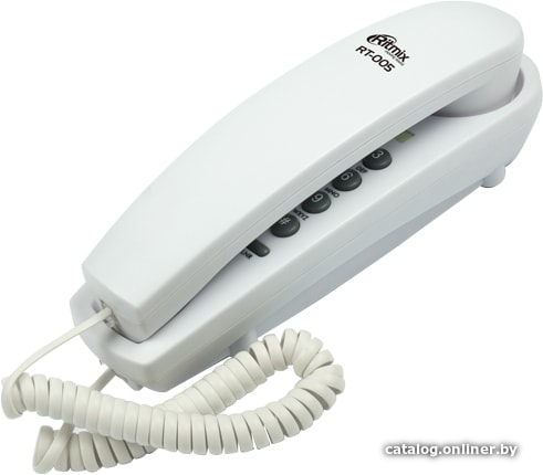 Телефон проводной RITMIX RT-005 White