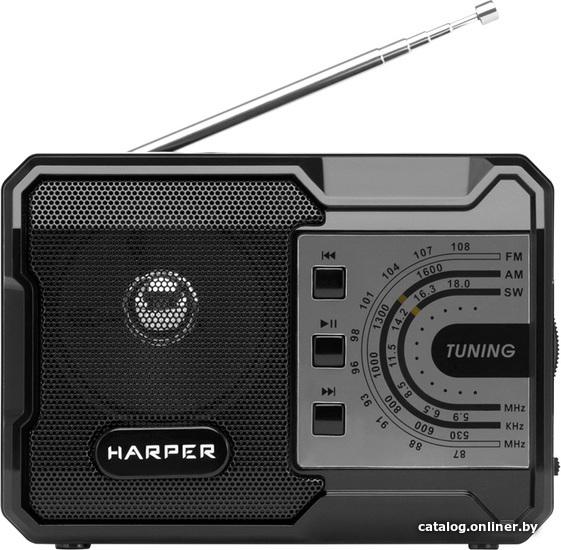 Радиоприемник HARPER HRS-440 Black