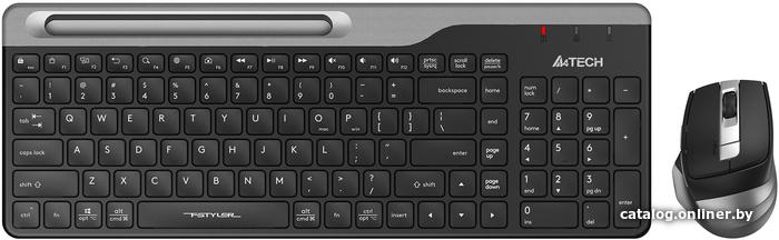 Клавиатура + мышь A4 Tech Fstyler FB2535C Smoky grey