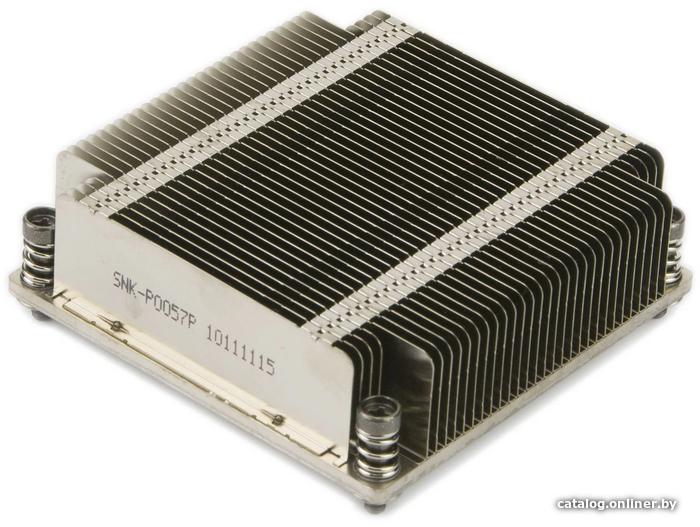 Радиатор Supermicro SNK-P0057P 1U Passive High Performance CPU Heat Sink  Intel Xeon Processor E5-2600  LGA2011 Square ILM