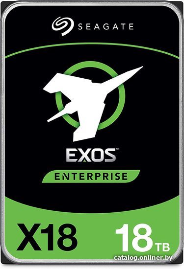 HDD 3.5" SATA-III Seagate 16TB Exos X18 (ST16000NM000J) 6Gb/s 7200rpm 256MB 512e/4kn