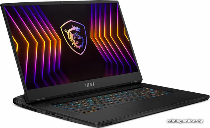 Ноутбук MSI Titan GT77 12UHS, Core i9-12900HX 2.3 GHz/17.3" UHD (3840*2160) 120Hz/DDR5 64GB/1TB*3 M.2 PCIe SSD/RTX3080Ti GDDR6 16GB/Black/Win11Home 9S7-17Q111-208