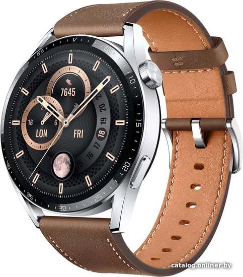 Смарт-часы Huawei Watch GT 3 Jupiter-B29V Brown Leather Strap 55028463